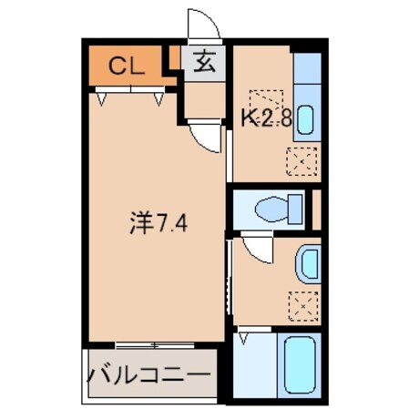 コンフォールの物件間取画像